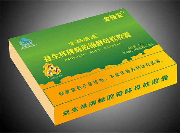 益生詳牌蜂膠鉻酵母軟膠囊