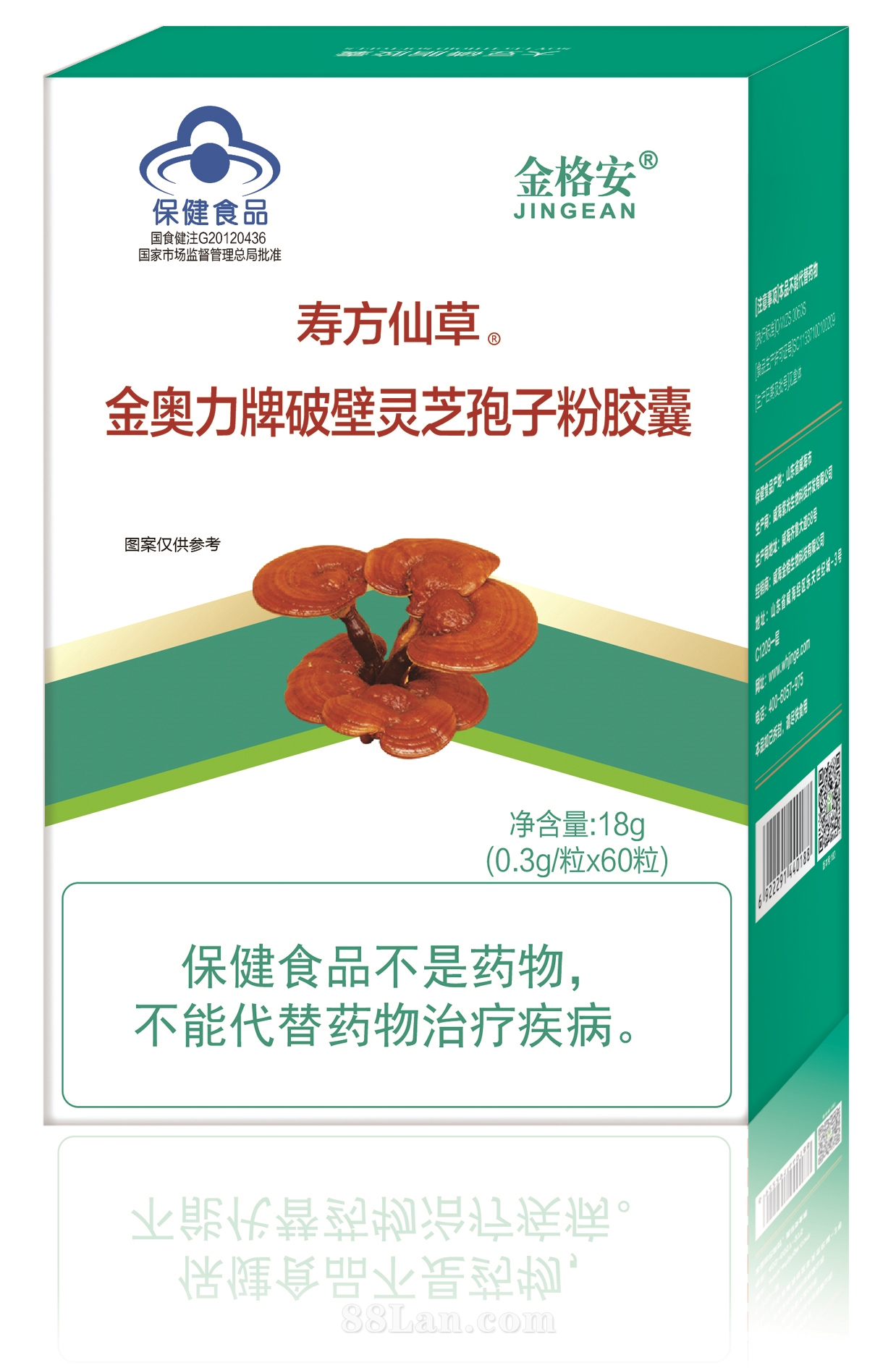 破壁靈芝孢子粉膠囊